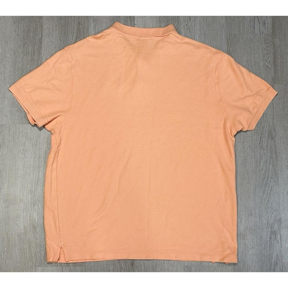 Patagonia Organic Cotton Polo Shirt Mens Size XL Short Sleeve Pique Knit Orange - Picture 7 of 7